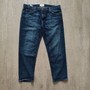 Current Elliot The Boyfriend Dark Wash Ankle Jeans